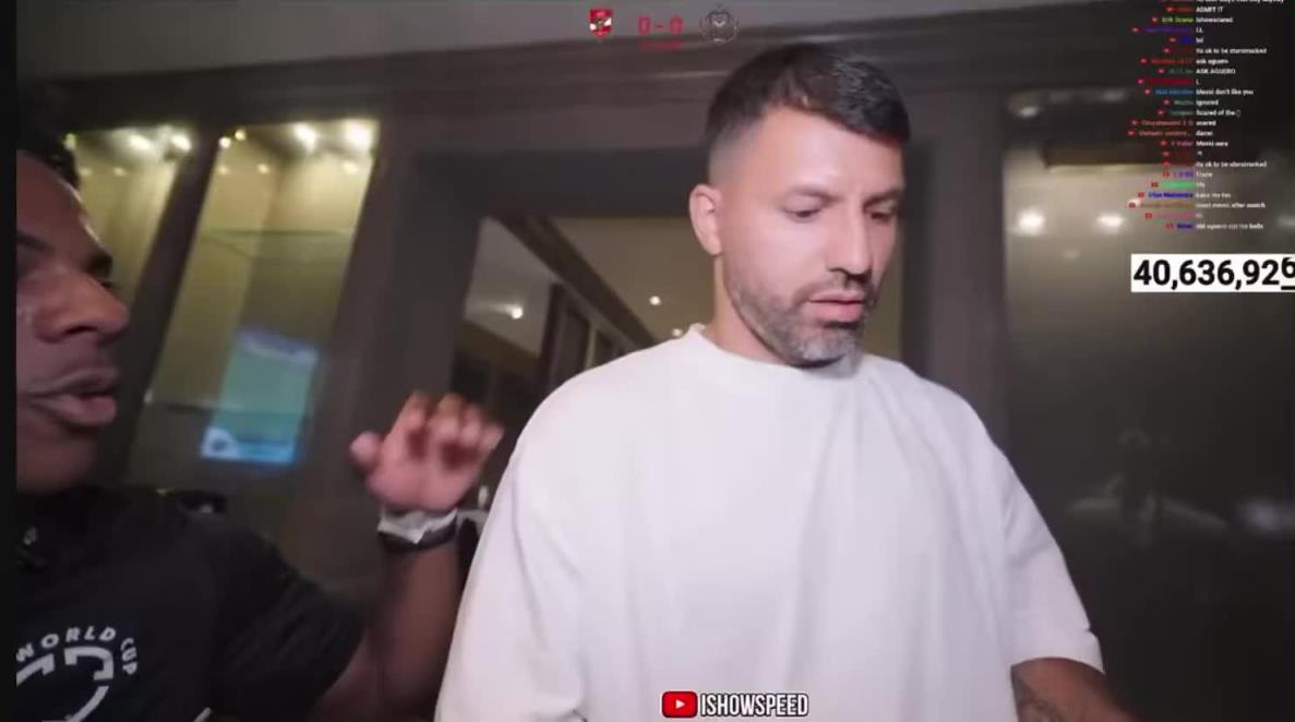 甲亢哥让阿奎罗帮助他见梅西，阿奎罗：你C罗球迷，别凑过来